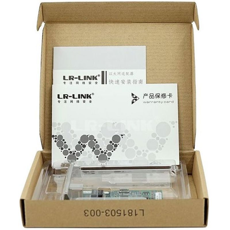 Сетевой адаптер LR-LINK LREC9201CT Intel 82574 PCI-E x1 1GB 1 X RJ45 EXPI9301CT