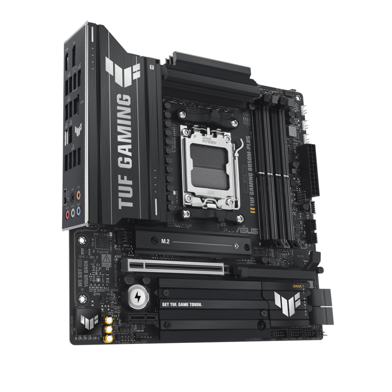 Материнская плата Asus TUF GAMING B850M-PLUS Socket AM5 AMD B850 4xDDR5 mATX AC`97 8ch(7.1) 2.5Gg RA