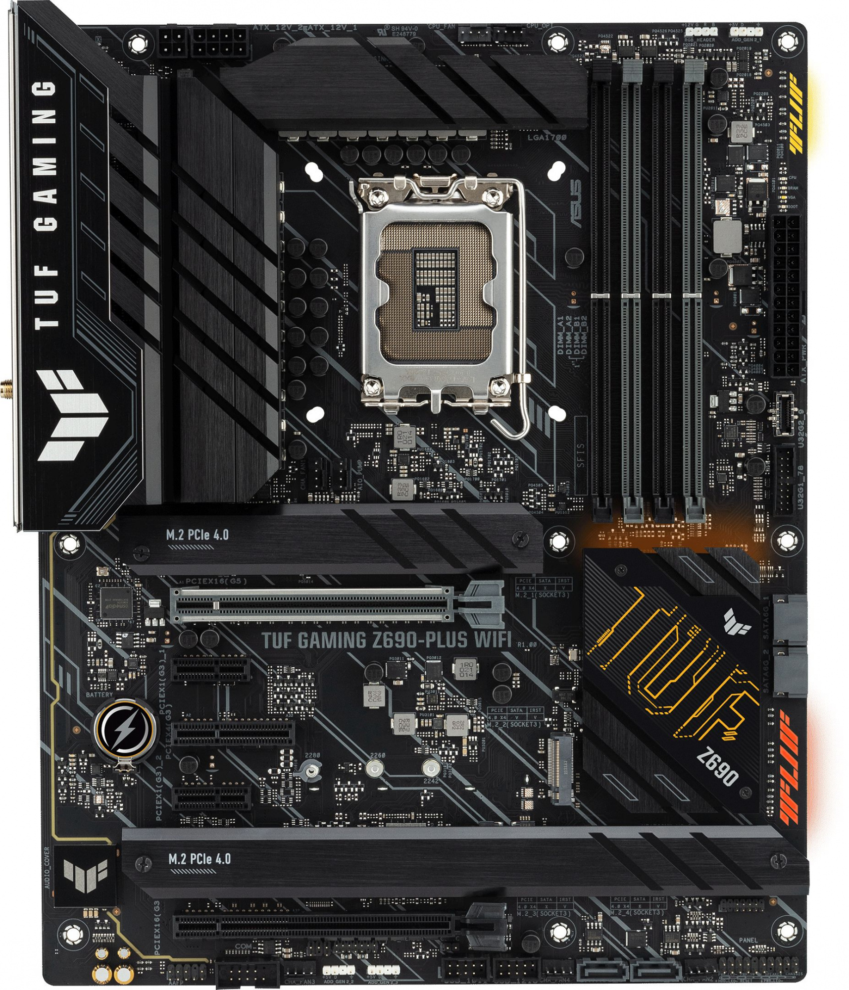 Материнская плата Asus TUF GAMING Z690-PLUS WIFI Soc-1700 Intel Z690 4xDDR5 ATX AC`97 8ch(7.1) 2.5Gg