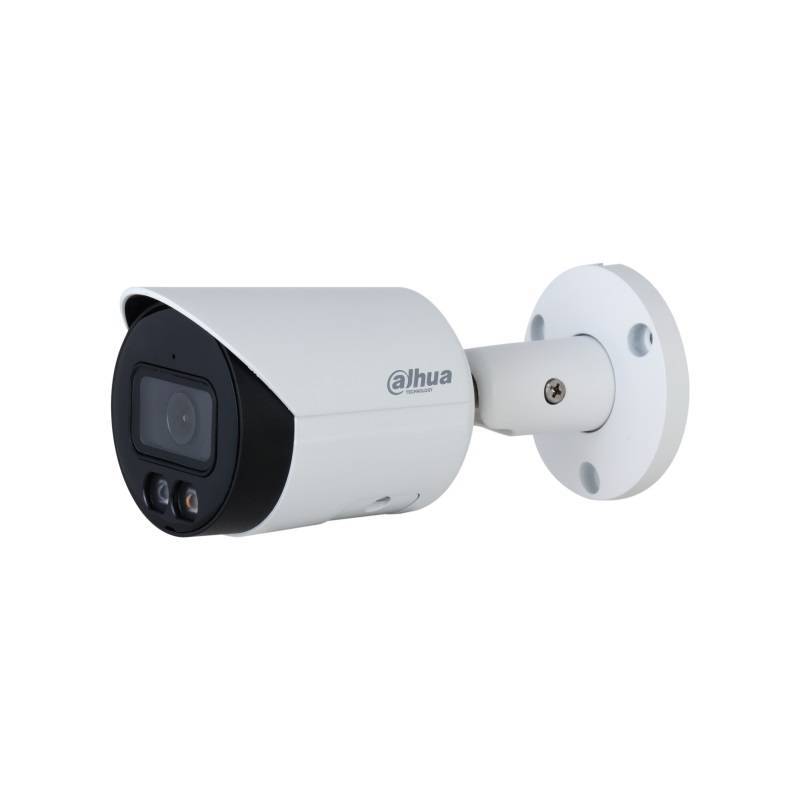 DAHUA DH-IPC-HFW2249SP-S-LED-0280B Уличная цилиндрическая IP-видеокамера Full-color с ИИ 2Мп, 1/2.8”