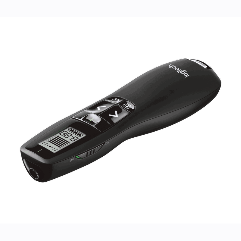Презентер Logitech R800 USB (30м) черный