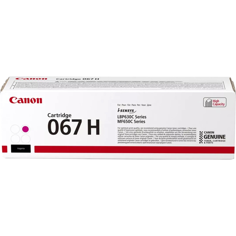 Картридж CANON 067 HM пурпурный i-SENSYS LBP631/LBP633/MF651/MF655/MF657 (5104C002) 2,35K