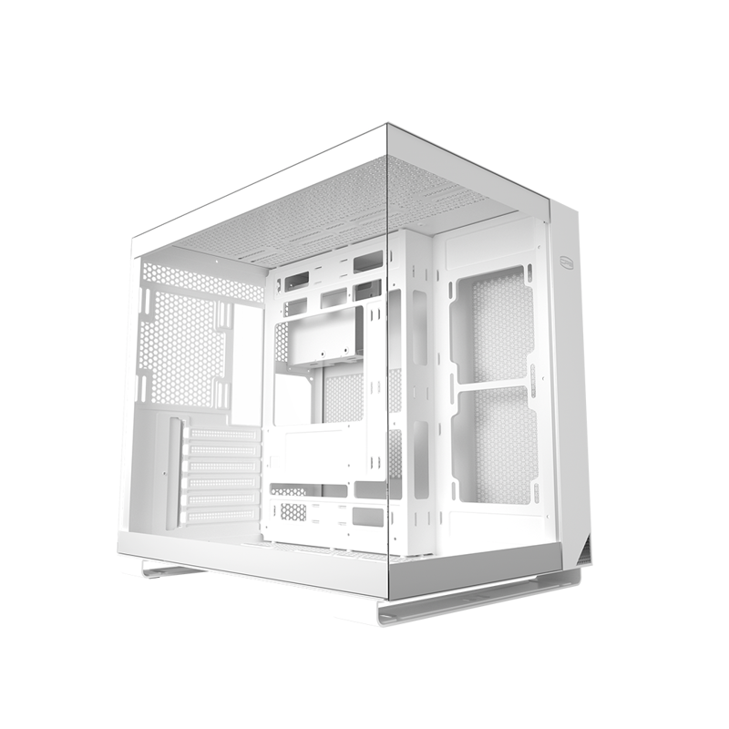 Корпус PCCooler C3 T500 WH, Midi-Tower, TG, no fans, 1xUSB-C 3.1 + 2xUSB-A 3.0, ATX, mATX, mITX Whit