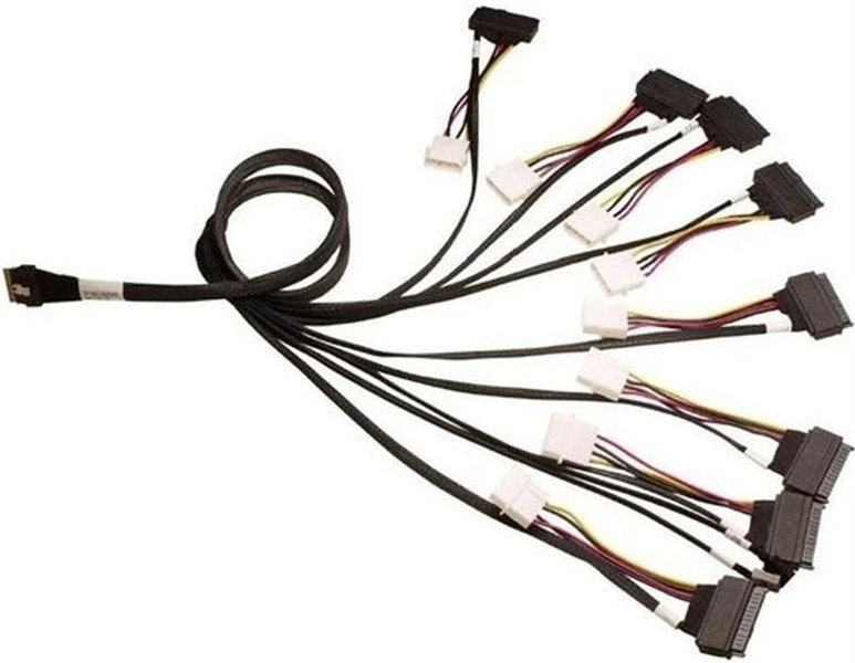 кабель Cable, x8 SFF-8654 to 8xU.3 SFF-8639, 1M (analog 05-60006-00 / ACD-60006-JP / ACD-60006-ZC)