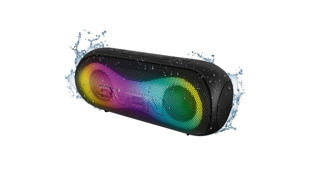 Колонка порт. Sven PS-165 черный 16W 2.0 BT/3.5Jack 3000mAh (SV-022372)