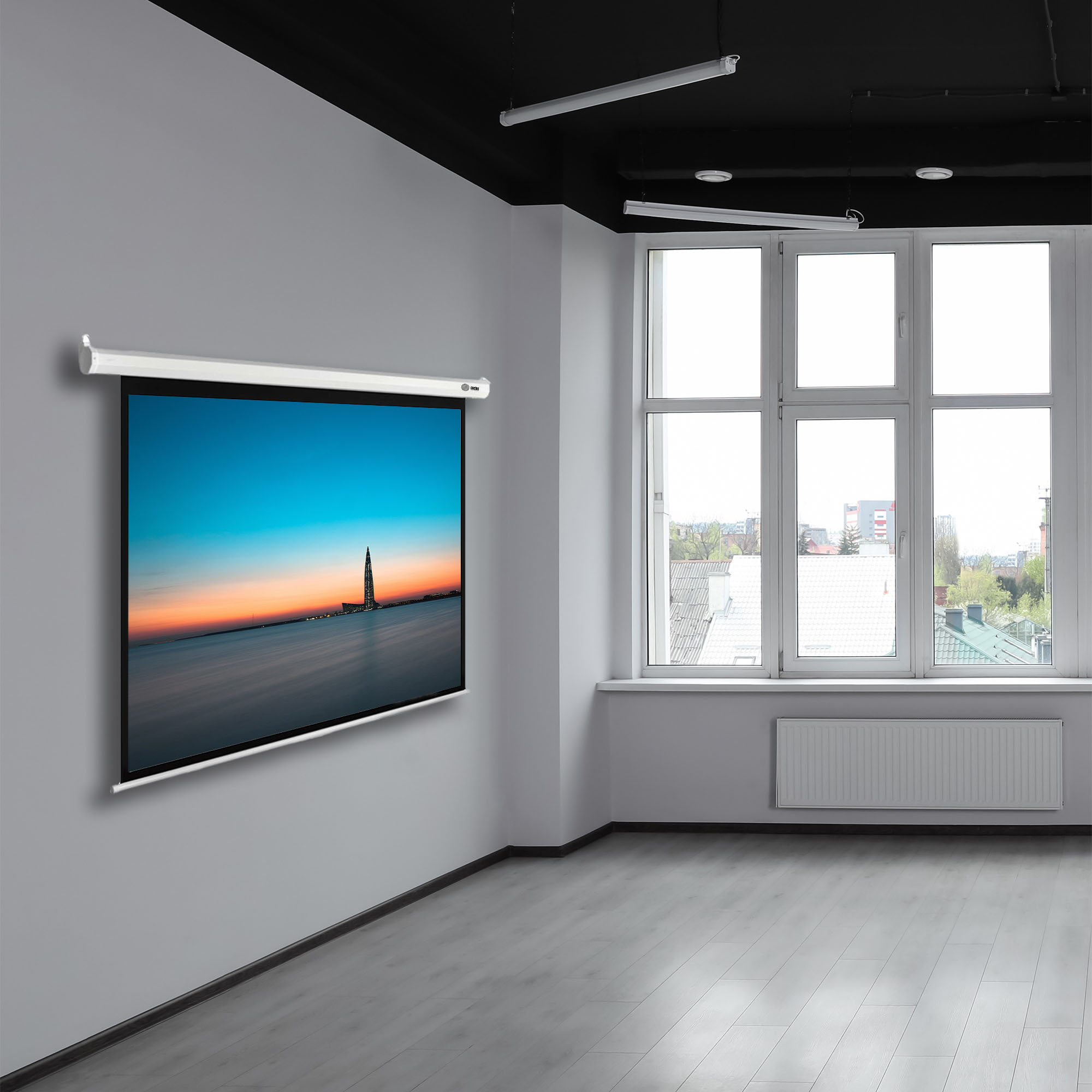 Экран Cactus 98" 150x200см SIlverMotoExpert CS-PSSME-200X150-WT 4:3 настенно-потолочный рулонный бел