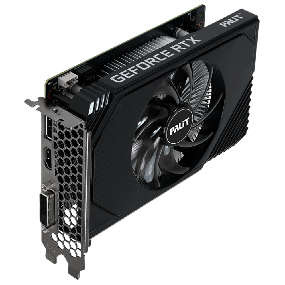 Видеокарта PALIT NE63050018JE-1072F RTX3050 STORMX 6GB GDDR6 96bit DVI HDMI DP