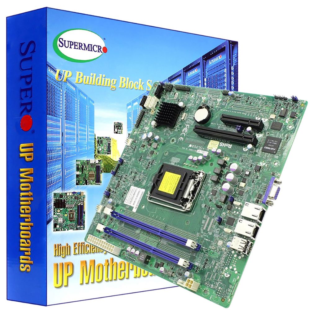 Материнская плата SuperMicro MBD-X10SLL-SF-O RTL Micro-ATX  LGA1150  2xSATA3  2xSATA2  2xRJ45  4xUSB