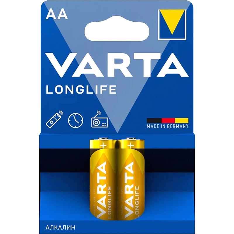 Батарея Varta Energy LR6 Alkaline AA (2шт) блистер