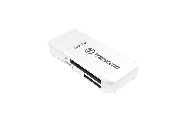 USB 3.0 Multi-Card Reader F5 All in 1 Transcend [TS-RDF5W] White