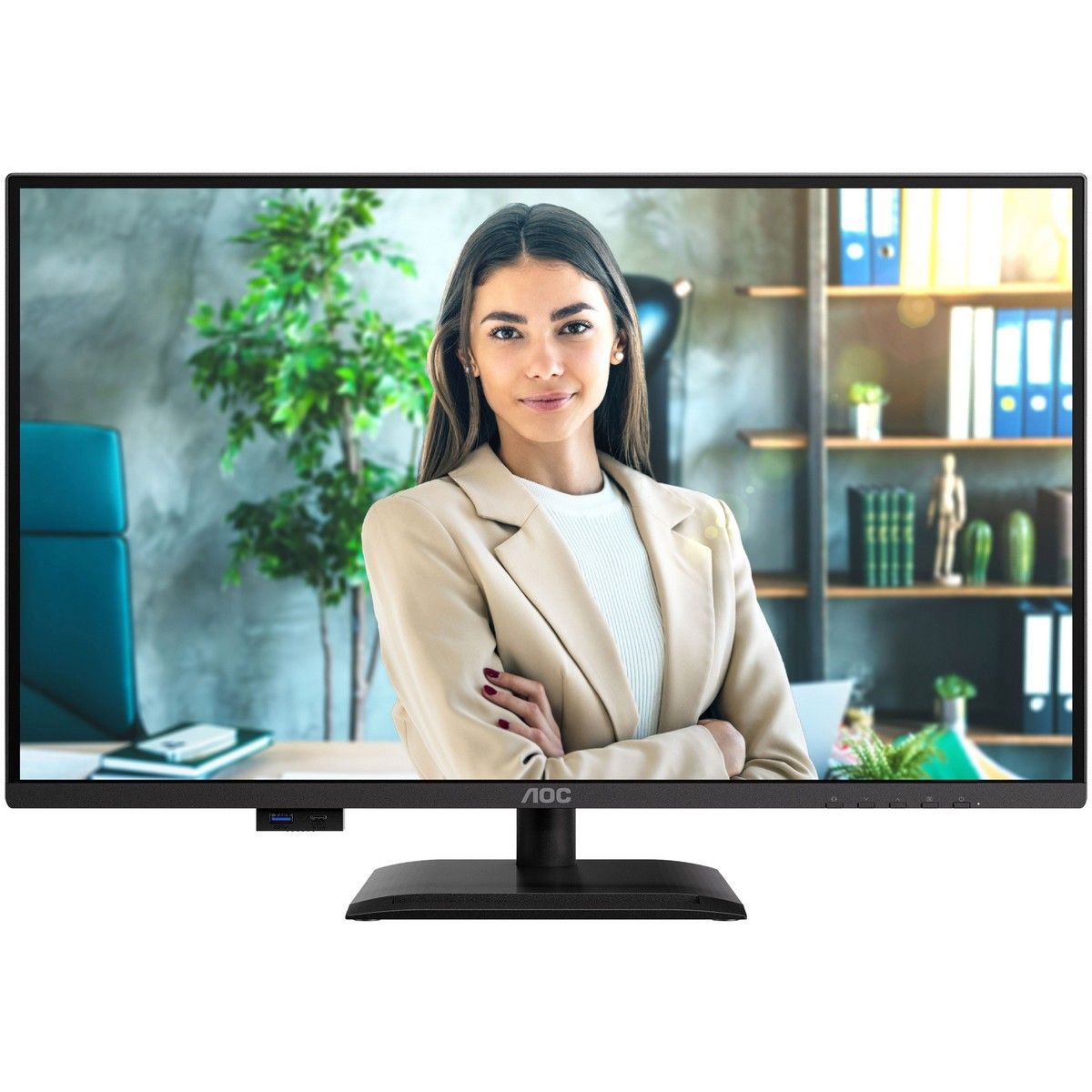 Монитор 27" AOC Q27P4U  IPS, 2560x1440, 120Hz, 4ms, 350сd/m, 1500:1 | 2xHDMI(2.0), DP(1.2), Typ