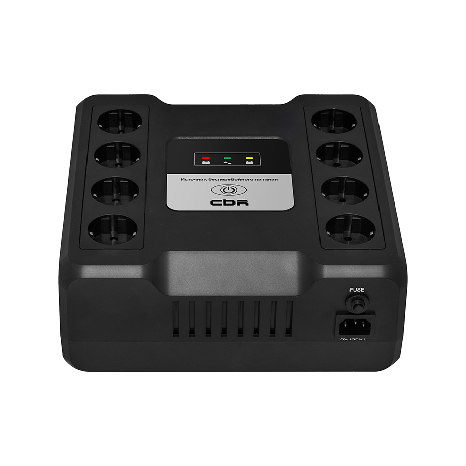 ИБП CBR [CTL-600B-8F-LDK] Line Interactive 600 VA / 360 W 7Ah12V 8 x Shuko
