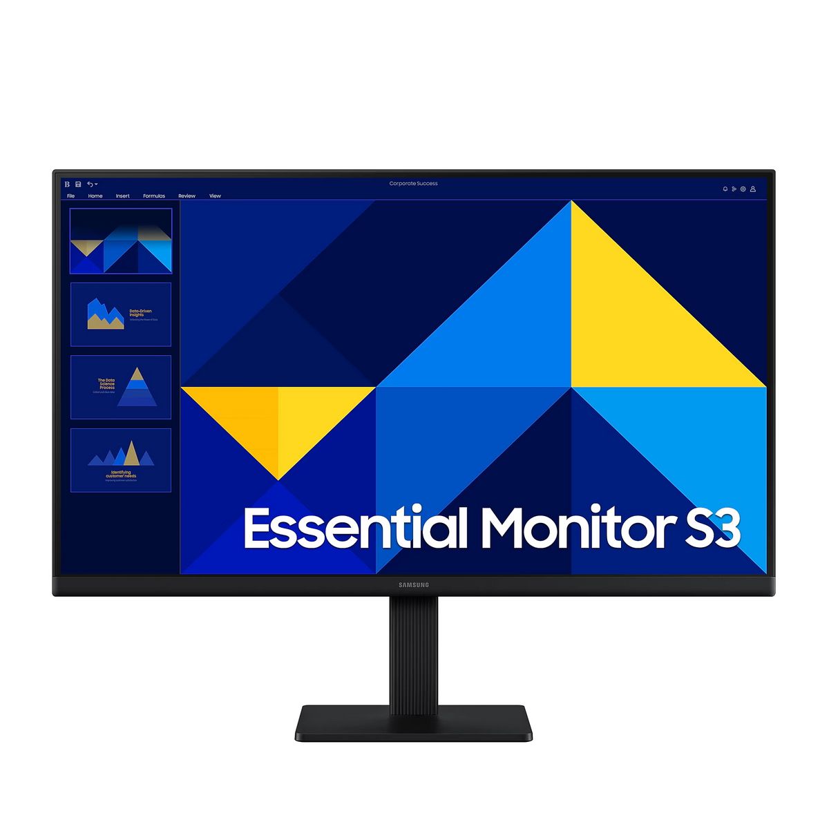 Монитор Samsung 24" Essential S3 S24D300GAIXCI черный IPS LED 16:9 HDMI матовая 250cd 178гр/178гр 19